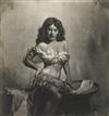 MORTENSEN, WILLIAM (1897-1965) Portfolio entitled ""Compositions,"" with 7 kitschy studies of the female form.
